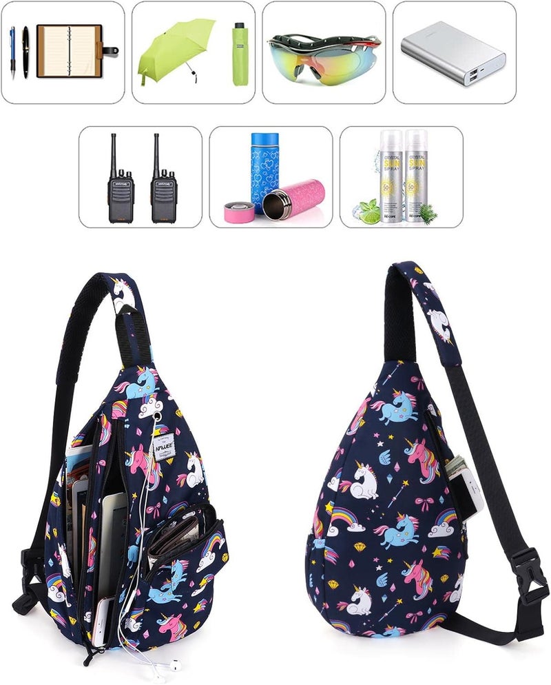 HAWEE Backpack Sling for Women Anti-Water Crossbody Bag Inclined Adjustable Pack | Casual, Adjustable Strap, Water Repellent, for Travel/Sport - Image 2
